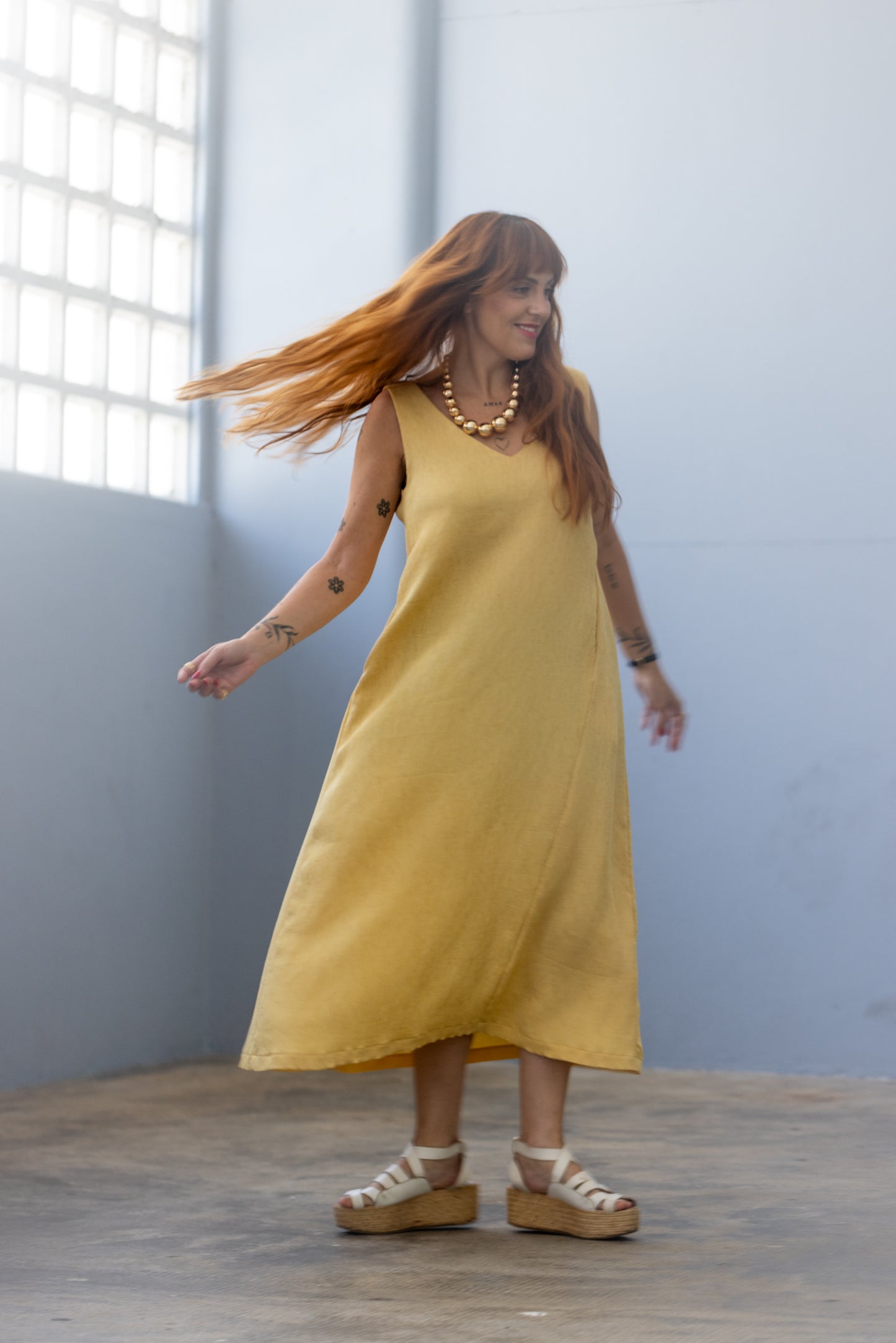 VESTIDO PACHA AMARELO