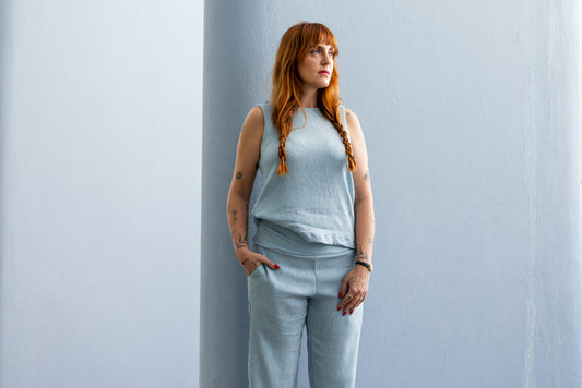BLUSA TRANÇA AZUL