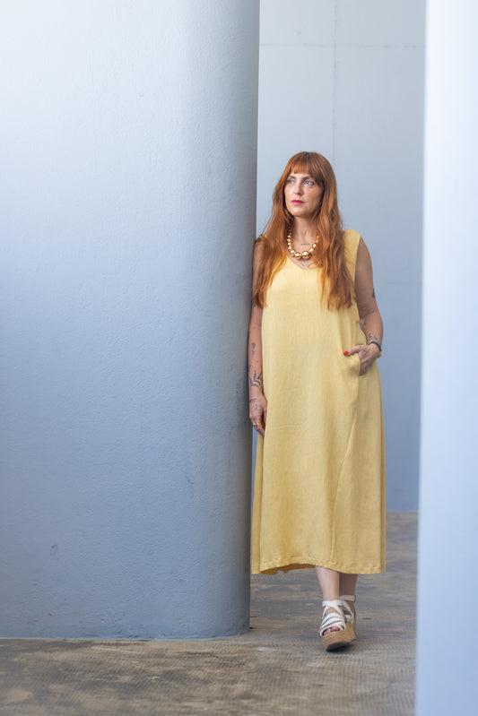 VESTIDO PACHA AMARELO