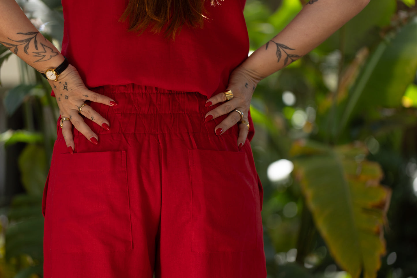 CALÇA TRAVESSIA VERMELHA