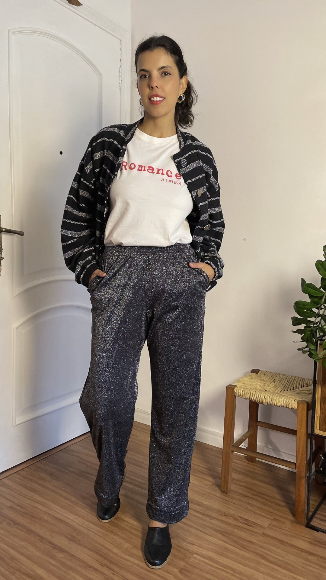 CALÇA LUXO PRATA