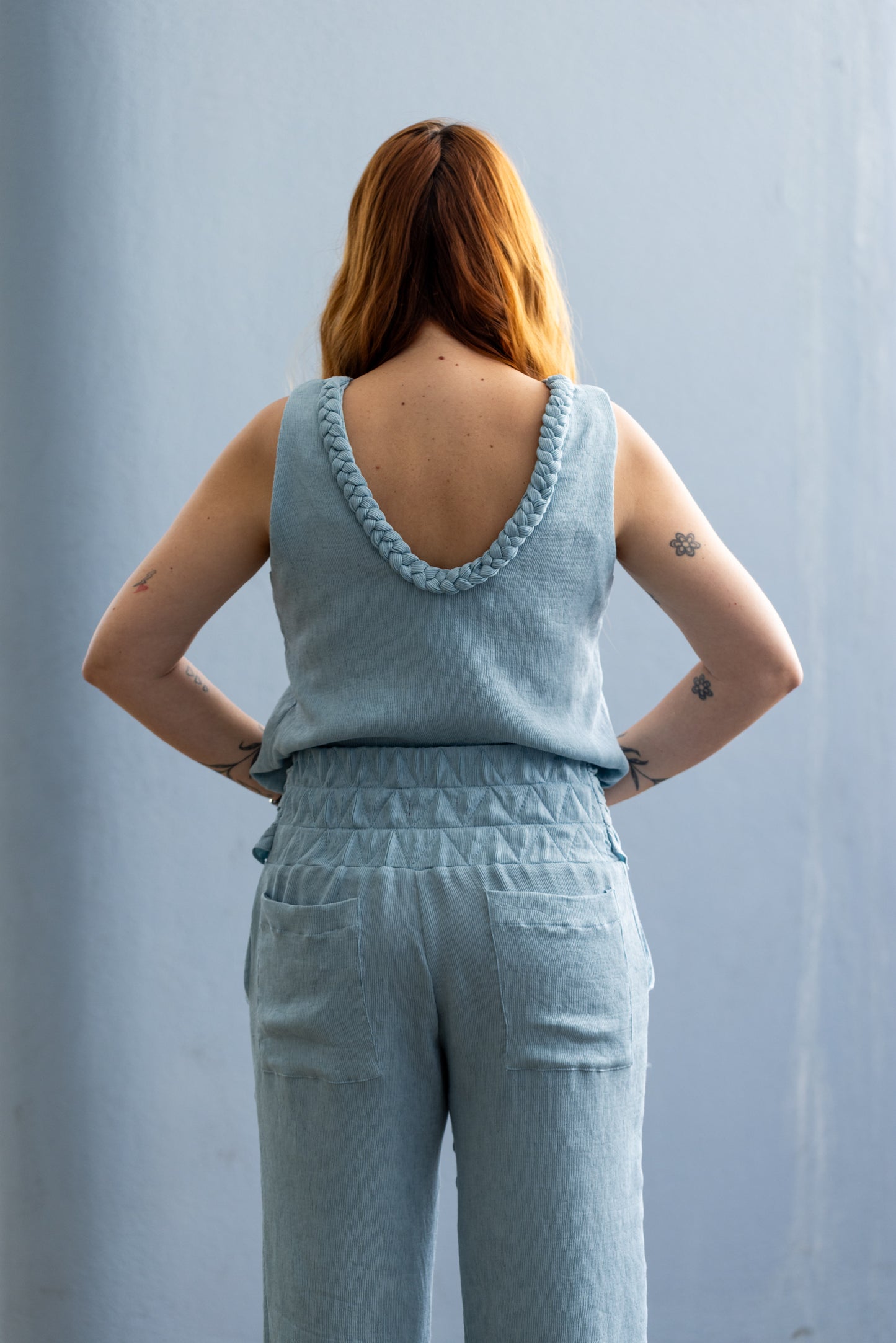 CALÇA TRAVESSIA AZUL