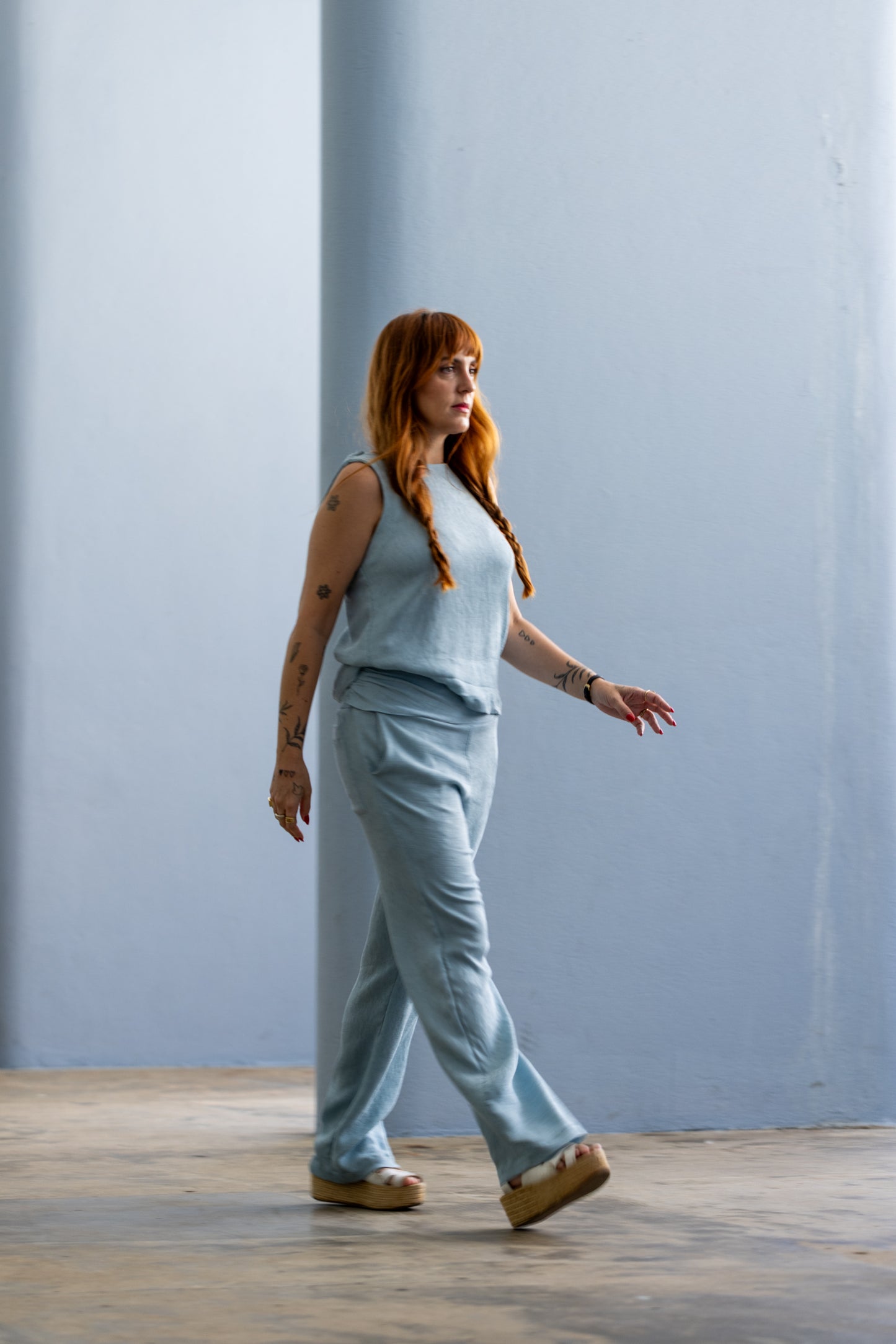 CALÇA TRAVESSIA AZUL